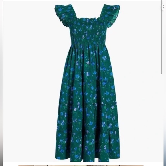 The Ellie Nap Dress - Emerald Space Floral - Picture 2 of 3